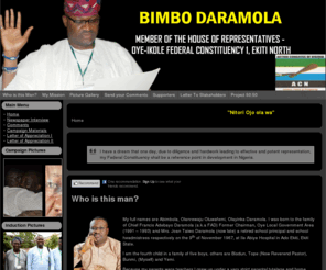 bimbodaramola.com: The Official Website of Bimbo Daramola
Bimbo Daramola Campaign