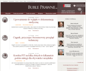 bubleprawne.org: Absurdy prawne - BublePrawne.org
Buble prawne - lista znalezionych przez przedsiębiorców bubli, niedoróbek i absurdów prawnych wraz z komentarzami ekspertów.