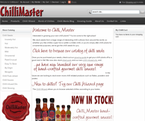 chillimaster.com.au: ChilliMaster - Buy chilli seeds and other chilli-related products online
Buy chilli seeds online