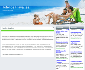 hoteldeplaya.es: hoteldeplaya.es - hoteles de playa del mundo
La página hoteldeplaya.es muestra los mejores hoteles de playa en las destinaciones más queridas para vacaciones increíbles.