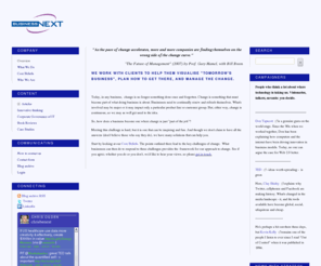 business-next.com: Overview - Business Next
Business strategy, visioning, innovation and change management