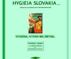 hygieia-sk.com: HYGIEIA SLOVAKIA s.r.o.
