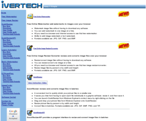 ivertech.com: Ivertech Home Page
At Ivertech, we produce software products that are simple and easy to use