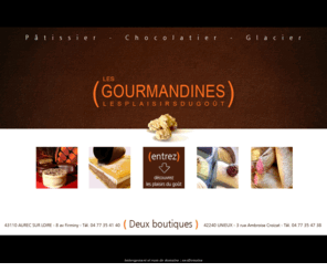 lesgourmandines.net: LES GOURMANDINES
les gourmandines, Marc Rullière, patissier, chocolatier, glacier