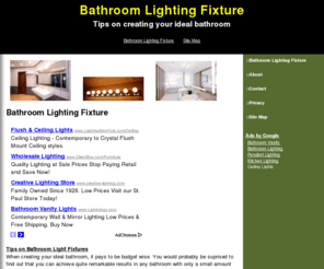 bathroomlightingfixture.net: Bathroom Lighting Fixture - Bathroom Lighting Fixture
One of the most important design aspects in a bathroom is lighting.