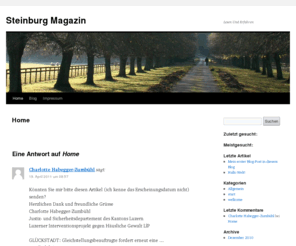 steinburg-magazin.de: Steinburg-Magazin
Das Steinburg Magazin in seiner schönsten Form mit den wichtigsten Neuigkeiten. Jetzt klicken und vorbeischauen!