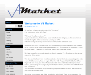 vmaxparts.com: Welcome to V4 Market  - The Store For Your V4
Parts & services for Japanese V4 motorcycles.