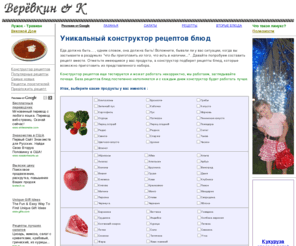 Конструктор блюд из имеющихся продуктов Конструктор блюд из имеющихся продуктов