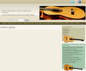 playflamencoandclassicalguitar.com: Play Flamenco And Classical Guitar
