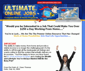 ultimateonlinejobs.com: Ultimate Online Jobs.com - $450/Day Easy Income From Home
