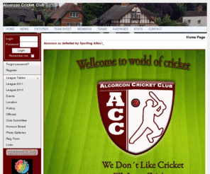 alcorconcric.com: Alcorcon Cricket Club
ower club is based on asian and europian members those who love to play cricket here in madrid Spain. ower club was founded in 2009.