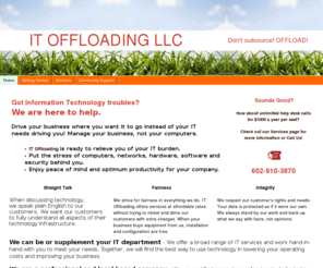 itoffloading.com: IT Offloading LLC Home
An in-place replacement IT services company in Phoenix Arizona.