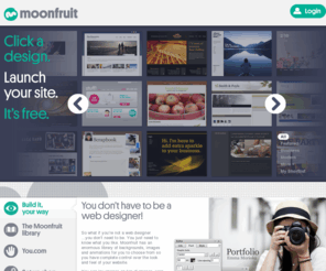 moonfruit.co.uk: Free Website Builder - Moonfruit - Total website design control
Moonfruit offers a free website builder that allows total design control with no ads and no catches. It's so easy, be up and running in 10 minutes. Premium features for your free website are also available with our website builder and include domain names, google adwords vouchers and more.