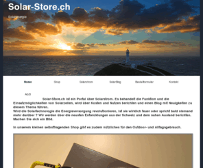 solar-store.ch: Solar-Store.ch - Solar-Store.ch
Solarenergie