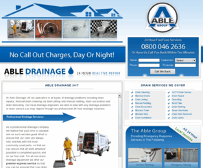 able-drainage.co.uk: Drainage Problems Solutions | Blocked Drain Cleaning Services
Blocked drain cleaning service in the UK. Local drainage contractor for all drainage problems including blocked drain cleaning, burst pipe, drain repair and drain installation services in your local area. All drain services from a local qualified drainage company. 