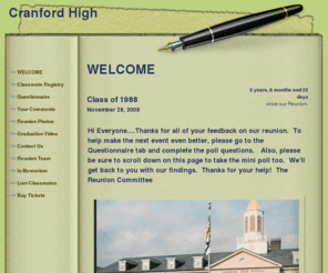 cranford88.com: Cranford High - Class of 1988
Web site built using reunions.myevent.com, 