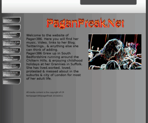 paganfreak.net: Paganfreak.Net
Online home of pagan386 , female European leftie from London Uk.