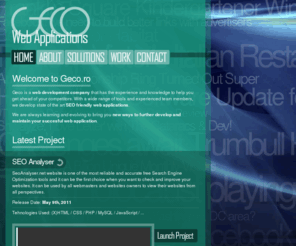 topdir.ro: Geco.ro :: Web Applications
Geco is a web development company that has an experienced team. We specialize in developing fully functional websites