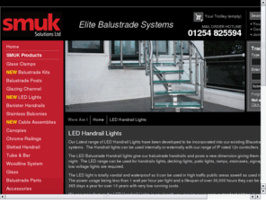 handrail-lights.com: LED Handrail Lights
Stainless Steel LED Handrail Lights incorporated into our Bespoke Balustrade Kits