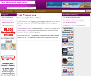 tedswoodworkingscam.com: Teds Woodworking Scam |  Teds Woodworking Review
Teds woodworking plan and review. Find out if teds woodworking plans is any good for your wood work.