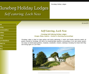 clunebeg.com: Clunebeg Self Catering Holiday Lodges Loch Ness
Clunebeg Lodge offers family friendly self catering accommodation near Loch Ness, Urquhart Castle and the village of Drumnadrochit in the very heart of the Highlands of Scotland.