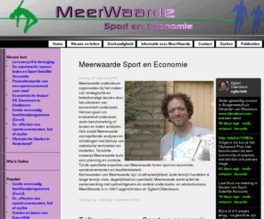 meerwaarde.com: Meerwaarde Sport en Economie - Home
Meerwaarde Sport en Economie