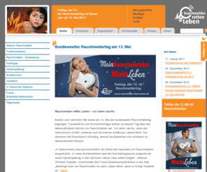 rauchmelder-lebensretter.com: Rauchmelder retten Leben  - Rauchmelder (Brandmelder) und Brandschutz - www.rauchmelder-lebensretter.de
