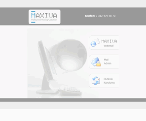 ayaksagligi.info: MAXIVA - İnternet Reklamları - Web Tasarımı - Web Hosting - Alan Adı Kaydı - Kiralık Sunucu - Sunucu Barındırma - Co-Location
Maxiva, Reklam Hizmetleri, Web Tasarım, Web Hosting, Windows Hosting, kiralık sunucu, dedicated, web barındırma, ucuz hosting, ucuz domain, domain name, alan adı, kontrol paneli