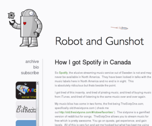 robotandgunshot.com: Robot and Gunshot
