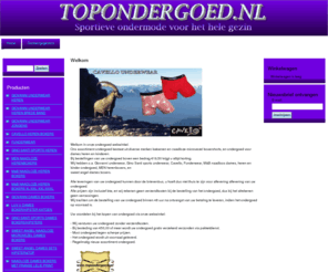 topondergoed.nl: topondergoed.nl sportief ondergoed voor dames, heren en kinderen.
Sportief ondergoed voor de scherpste prijs en gratis verzending door heel Nederland.