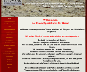 granit-marmorhandel.com: Home - Granit-Marmorhandel
Natursteinimporte, Granit Marmor und Polygonalplatten. Wir beliefern Sie kostengünstig im gesamten Bundesgebiet mit Bodenplatten Fliesen Küchenarbeitsplatten und Treppenanlagen.