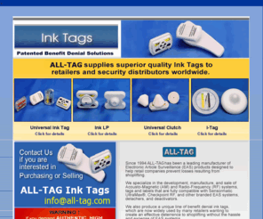 inktag.bz: Benefit Denial EAS Ink Tags
We supply superior quality Ink Tags to retailers and distributors worldwide.