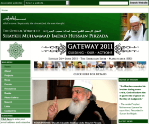 shaykhpirzada.com: The Official Website of Shaykh Pirzada - Home
Official Website of Shaykh Muhammad Imdad Hussain Pirzada - includes a biography, latest news and events, articles, resources, multimedia, photos and much more.