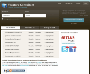 vacature-consultant.nl: Vacature Consultant - Voor alle vacatures in consulting
Vacature Consultant - Voor alle vacatures in consulting