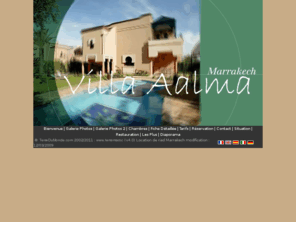 villa-aalma.com: Riad Marrakech, Location Riad Marrakech, Riads Marrakech, Riad Maroc Hotel Maroc
Hotel Maroc: Riad Marrakech - Hotel Marrakech: Selection de riads marrakech, hotels marrakech, Hotels Agadir Casablanca Rabat. reservation hotel Maroc.luxe Maroc.