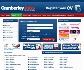 camberley-jobs.co.uk: Camberley Jobs - Jobs in Camberley
Camberley Jobs - Find jobs in Camberley. Search Camberley Jobs by sector or keywords. Upload your CV to send your details to Camberley agencies and employers.