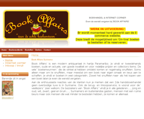 bookaffairssuriname.com: Book Affairs
Book Affairs’ is een modern antiquariaat in hartje Paramaribo.