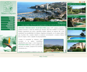 inmobiliariamyd.es: Inmobiliaria Mallorca- Marti & Daynes- Ventas y Alquileres- Apartamentos, pisos, chalets, villas, fincas rústicas, solares en Mallorca.
ventas,alquileres,pisos,casas,calvia,palma,mallorca,baleares,inmobiliaria