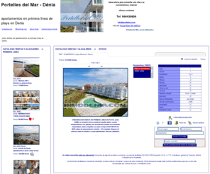 portellesdelmar.es: PORTELLES DENIA - Portelles del Mar, viviendas en primera linea en Denia
Portelles del Mar Denia playa Almadrava, en las Marinas, en primera linea playa en Denia apartamentos nuevos a estrenar TEL. 96 643 06 06