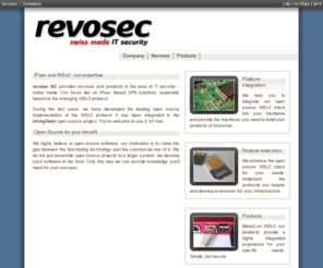 revosec.ch: revosec
» company
revosec AG - swiss made IT security