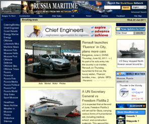 russiamaritime.com: Russia Maritime
Russia Maritime provides latest Russia World News from the most comprehensive global news network on the internet. News and analysis on Moscow and international current events, business, finance, politics, economy, sports and more. Searchable news in 44 languages from WN Network Offshore Europe.