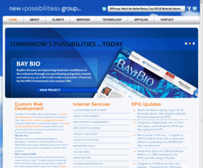 npgroup.net: Custom Web Development, Design, SEO and Website Maintenance | New Possibilities Group, LLC
The New Possibilities Group is a Custom Web Development, Design, SEO and Maintenance shop.