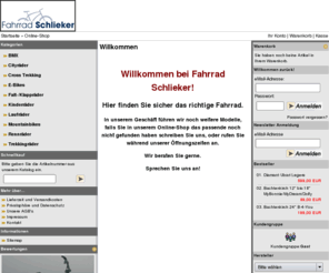 fahrrad-schlieker.net: Fahrrad Schlieker
Fahrrad, Diamant, KTM,TREK,Gepida, Kettler