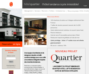 hotelquartier.com: Hôtel Quartier, Québec, Sainte-Foy, réunion, forfaits, réunion d'affaires
