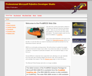 promrds.com: ProMRDS Home Page
Professional Microsoft Robotics Developer Studio Companion Web Site