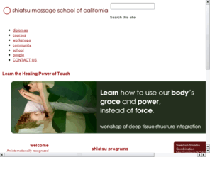 shiatsumassageschool.com: shiatsu massge school of california
