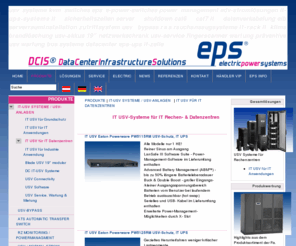 sicherheits-stromversorgung.com: EPS Electric Power Systems IT Datenverkabelung Infrastrukur EPS USV Batterien IT-Monitoring Power Management KVM
Ob USV Anlage oder ein USV System -
Wir realisieren Ihre unterbrechungsfreie Stromversorgung -
Für unsere USV-Anlagen und USV-Systeme bieten wir Ihnen Service & Support rund um die Uhr.