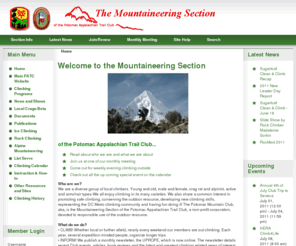 potomacmountainclub.org: PATC Mountaineering Section - Home
The premier rock climbing, ice climbing and mountaineering club serving the D.C. Metro area since 1944.