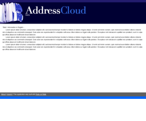 addresscloud.com: AddressCloud: Beta/Index
