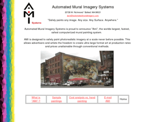 automatedmuralimagery.com: Automated Mural Imagery
AUTOMATED MURAL IMAGERY